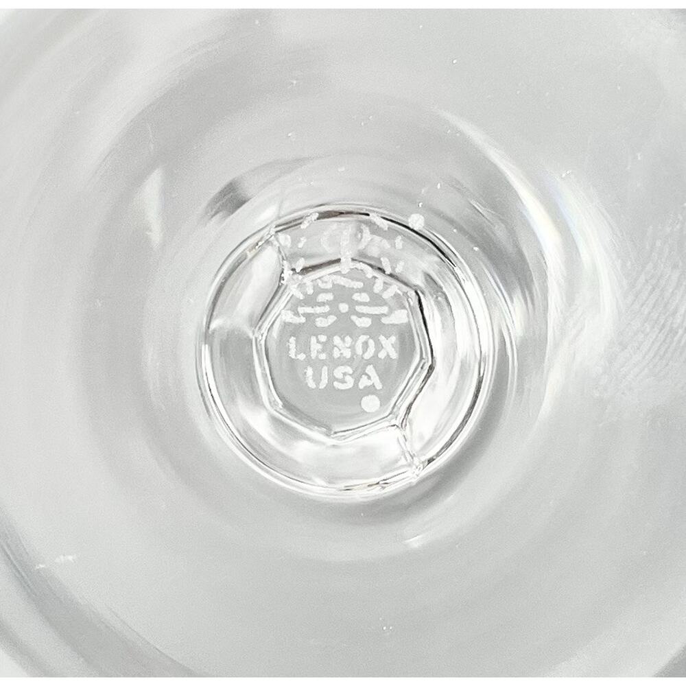 Lenox “Moonspun” Set of 5 Iced Tea Glasses 6 3/8” 15oz Signed - Picture 5 of 5